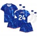 Maillot de foot Chelsea Reece James #24 Domicile vêtements enfant 2024-25 Manches Courtes (+ pantalon court)